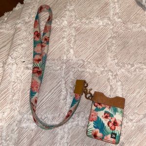 Thread wallet lanyard and wallet